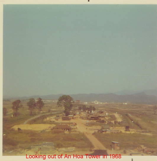 Looking out of An Hoa Tower in 1968