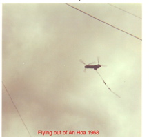 Flying out of An Hoa 1968