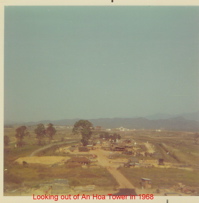 Looking out of An Hoa Tower in 1968
